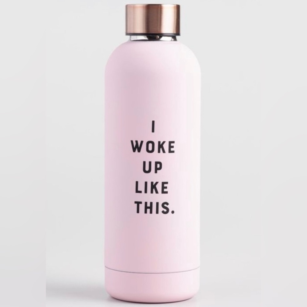 •NWT•World Market Yes Studio Insulated Stainless Steel Water Bottle
